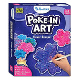 Skillmatics Art & Craft Activity - Poke-in Art Flower Bouquet, Mess-Free Sewing Art for Kids, Craft Kits, DIY Activity, Christmas Gifts for Girls & Boys Ages 4, 5, 6, 7, 8, 9