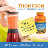 Thompson Vitamin C Powder | 5000mg | 100% Pure Ascorbic Acid | Immune Support & Antioxidant Supplement