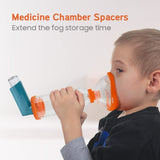 AIYAYA Inhaler Spacer Chamber for Adult and Children with Mask, Anti-Static Anti-staticAnti-Choking Spacer for Inhalers or Deliver Medicines (Adult Mask)