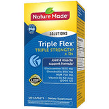 Nature Made TripleFlex Triple Strength Caplets with Vitamin D3, 120 Count for Joint Support