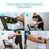 Gait Belt for Seniors Transfer Gate Belts with 7 Handles for Lifting Elderly, Patient Physical Therapy Use Quick Release Gait Belts for Medical Nursing Improve Your Safe and Balance