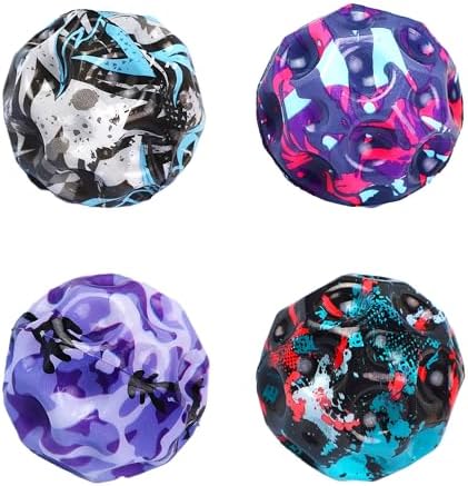 Moon Ball, Extreme High Bouncing Ball Moon Shape, Improve Hand-Eye Coordination, Easy to Grip and Catch by Athletes as a Sport Training Ball