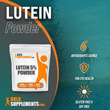 BulkSupplements.com Lutein Powder - from Marigold Flower Extract, Lutein Supplement, Lutein 20mg - Antioxidant Source, Gluten Free, 400mg per Serving, 250g (8.8 oz) (Pack of 1)