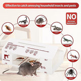 LULUCATCH Sticky Mouse Traps, 12 Pack Pre-baited Glue Traps
