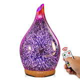 Porseme 280ML Essential Oil Diffuser, Aroma Ultrasonic Humidifier with Remote Control, BPA Free, Auto Shut-Off, Timer Setting