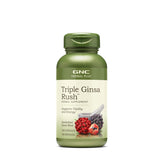 GNC Herbal Plus Triple Ginsa Rush, 100 Capsules, Supports Vitality and Energy