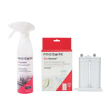 Frigidaire WF2CB Water Filter Replacement + Bonus Stainless Steel Fridge Cleaner Spray Bundle