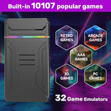 Ipalet Retro Game Console HDD, 3T Retro Drive with 10107 Plug and Play Video Games, Launchbox Game System, 32 Emulator Console, Windows 8.1/10/11, USB 3.0 Up to 6G/s