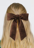 Brown Velvet Ribbon 1.5'' 25 Yards for Christmas Tree, Gift Wrapping, Flower Bouquet, Wreath Decorations, Bow Making