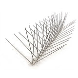 Bird-X Original Stainless Steel Bird Spikes, 6-inch Regular Wide Spikes Since 1964, Bird Spikes for Pigeons and Other Small Birds, Easy to Install, Contains 2 ft. Strips, Cover 24 Linear Feet Area