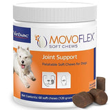 MOVOFLEX Joint Support Supplement for Dogs - Hip and Joint Support - Dog Joint Supplement - Hip and Joint Supplement Dogs - 60 Soft Chews for Small Dogs (by Virbac)