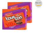 BRITANNIA Bourbon the Original - Choco Creme Biscuits 27.51oz (780g) - Smooth Chocolate Cream Biscuits for Breakfast & Snacks - Topped with Sugar Crystals (Pack of 2)