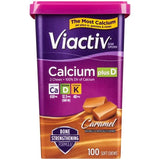 Viactiv, Calcium Plus D, Soft Chews, Caramel - 100 soft chews, Pack of 5