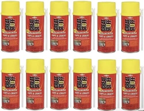 Great Stuff Gaps and Cracks Insulating Foam Sealant,12 Ounce - Case of 12