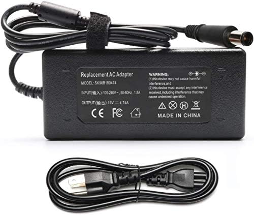 AC Adapter Charger for HP Pavilion 23-g010 23-Inch All-in-One, 18-5110 All-in-One PC; HP Pavilion 21-h010 21-Inch Touchsmart All-in-One; HP EliteBook 840 G1, J8U01UT#ABA, J8U02UT#ABA