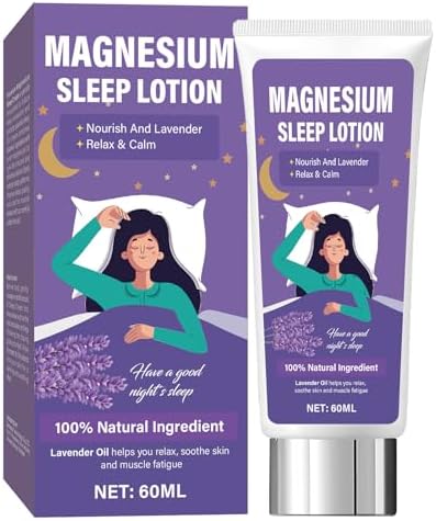 Magnesium Lotion for Kids & Adults - Magnesium Cream, Nighttime Magnesium Oil, Topical Magnesium to Suppert Rapid Calming, Deep Sleep, Soothe & Nourish Skin, Bedtime & Night