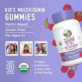 MaryRuth Organics Kids Multivitamin Gummies – USDA Organic, Vegan, Non-GMO, 60 Count (For Ages 4+)