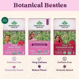 Organic India Tulsi Sweet Rose Herbal Tea - Holy Basil, Stress Relieving & Magical, Immune Support, Adaptogen, Vegan, USDA Certified Organic, Non-GMO, Caffeine-Free - 18 Infusion Bags, 3 Pack