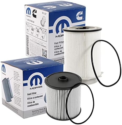 Fuel Filters 68157291AA and 68436631AA for a 2019-2024 Ram Truck 6.7L Cummins Diesel