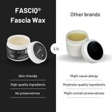 FASCIQ® Fascia Wax | 100% Natural Product | Fascia Emollient | Myofascial Release Therapy | Perfect for IASTM | No Perfume, dyestuffs & perservatives | Nurtures The Skin | 150 ML