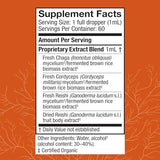 Host Defense Breathe* Extract - Immune & Respiratory Support Mushroom Liquid Supplement - Herbal Lung Health Supplement with Chaga, Reishi & Cordyceps - 2 fl oz (60 Servings)*