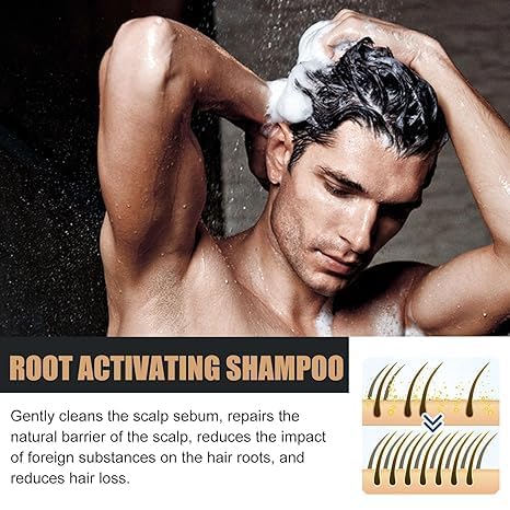 BAOPINLADY Spartan Root Activator Shampoo,2pcs Spartan Shampoo,Spartan Root Activator Shampoo,Spartan Hair Growth Shampoo,Promotes Thicker