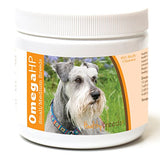 Healthy Breeds Miniature Schnauzer Omega HP Fatty Acid Skin and Coat Support Soft Chews 60 Count