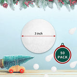 climafusion 50 Pack Indoor Snowball Fight Set, Parent-Child Interaction Snowball Fights, 3 Inch Christmas Winter Holiday Realistic Fake Snow Toys for Indoor and Outdoor Snow Fight or Toss Game