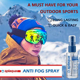 Anti Fog Spray Eyeglass Lens Cleaner, Long Lasting Defogger For Glasses, Goggles, Ski Masks Mirrors and Windows (1 Pack)