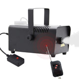 ATDAWN Halloween Fog Machine, Professional Wireless Remote Control Portable Smoke Machine for Holidays Parties Weddings - Quick Generation of Huge Fog 1500 CFM, with Fuse Protection - Metal Black