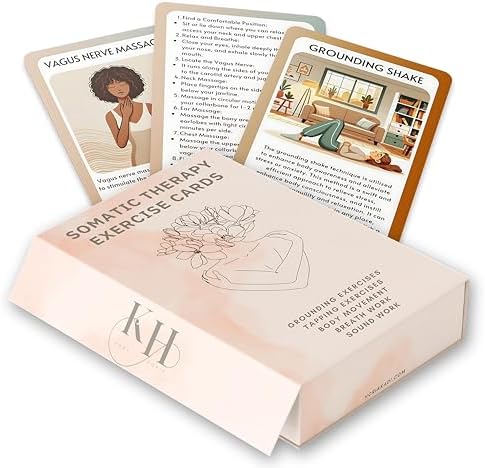 HORIA KADI Somatic Therapy Coping Skill Cards: Techniques and Exercises to Treat Trauma & Stress