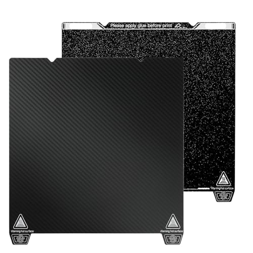 Creality Double-Sided PEI + PET Build Plate for K1, Ender 3 V3, 3D Printer Flexible Spring Steel Build Plate Glossy PET + Matte PEI Platform Bed for K1, Ender 3 V3 KE, Ender 5 S1, Ender 3 Series