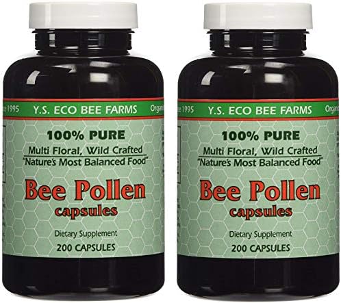 Bee Pollen - 200 Capsules - Pack of 2