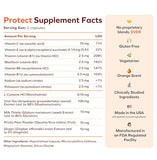 Cheers Protect | Daily Liver Supplement for Drinkers with L-Cysteine + DHM | Increase Glutathione Levels | 30 Doses | Cysteine, Dihydromyricetin, Milk Thistle, Prickly Pear, B-Vitamins, Ginger