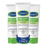 Cetaphil Body Moisturizer, Hydrating Moisturizing Cream for Dry to Very Dry, Sensitive Skin, Mother's Day Gifts, NEW 3 oz Pack of 3, Fragrance Free, Non-Comedogenic, Non-Greasy