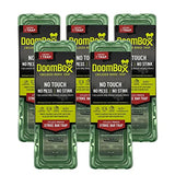 DoomBox™ Green Enclosed Mouse Trap | Keeps The Mess with The Mouse | Patented Click-It™ Closure Technology | Safe for Kids & Pets | Certified Child Resistant | Made in USA (5-Pack Green)