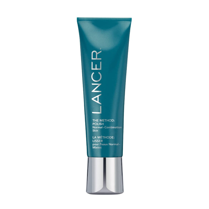 Lancer Skincare The Method: Polish Facial Exfoliator, Daily Exfoliating Face Wash with Natural Minerals, Normal Combination Skin, 4.2 Fluid Ounces