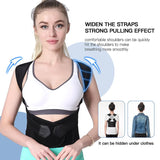 VOKOKOYA Posture Corrector for Women and Men, Adjustable Shoulder Posture Brace, Back Straightener Posture, Used for Middle and Upper Spine