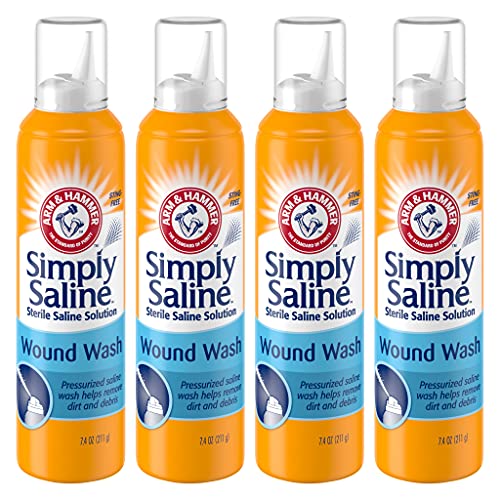 Arm & Hammer Simply Saline Wound Wash, 7.1 FZ (Pack of 4) by Arm & Hammer