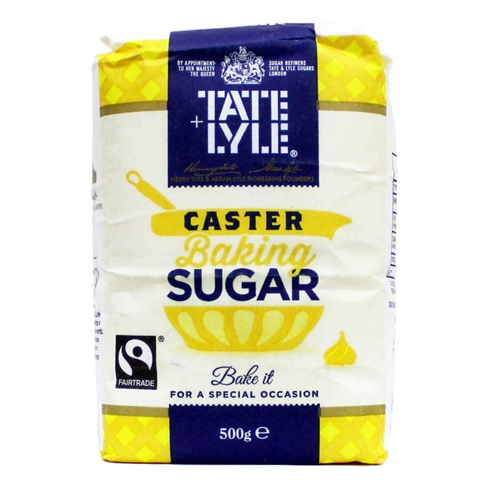 Tate & Lyle Fairtrade Caster Sugar - 500g (1.1lbs)