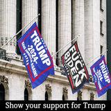 Trump 2024 Flag for Don't Blame Me I Voted for Trump & 2024 The Rules Have Changed, 3x5 Ft Trump Flag Banner with Brass Grommets Outdoor, Decoration Premium Banner 100D Polyester, UV Protection