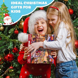 Jigsaw Puzzle Advent Calendar 2024 for Kids and Adults- 1008 Pieces Puzzle 24 Days Christmas Countdown Calendar - Family Game Christmas Gifts for Kids Adults - Christmas Playground(27.56 x 19.68 Inch)