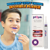 See The Cavity Causing Plaque. Designed by a Pediatric Dentist- Plaque Disclosing Pen- Visual Brushing Aid to See The Invisible Tooth Decay Causing Plaque. No More Messy Tablets or Unpleasant Taste.