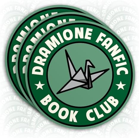 (3Pcs) Dramione Sticker Dramione Fanfic Book Club Stickers Lovers Dracotok Booktok Bookish Decals Waterproof Vinyl Sticker for Laptop Water Bottle Hard Hat Cup Cars Decals Gift for Her Him 2 Inches
