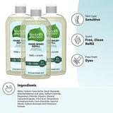 Seventh Generation Hand Soap Refill, Free & Clear Unscented, 24 oz, 3 pack (Packaging May Vary)