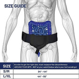 Everyday Medical Hernia Guard I Inguinal Hernia Belt for Men I Left or Right Side, Post Surgery Men’s Inguinal Hernia Support Truss for Inguinal, Groin Hernias I Adjustable Waist Strap | Black | Large/Xlarge