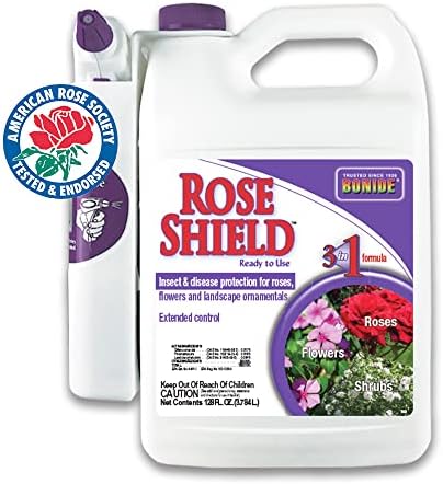 Bonide Rose Shield Spray, 64 oz Ready-to-Use, Insect and Disease Protection for Roses, Flowers and Ornamentals