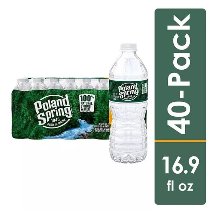 Poland Spring Natural Water 16.9 oz. 40 pk.