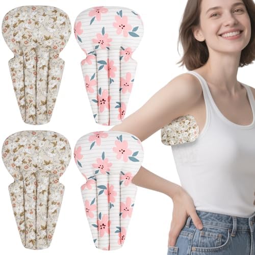 Lymphedema Axilla Pillow Armpit Pain Relief Mastectomy Recovery Supplies, 4PCS Cotton Lumpectomy Mastectomy Pillows Post OP Multicolor Breast Surgery Pillow (Pink Brown)