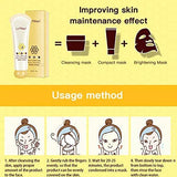 La Milee Blackhead Remover Peel Off Mask Deep Pore Acne Cleansing Facial Mask Nose Smearing Clay Moisturizing Nourishing All Skin Types